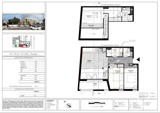 Appartement T4 à vendre - 4 pièces - 88.63 m2 - BIGANOS - 33 - AQUITAINE - Century 21 Duprat & Associés