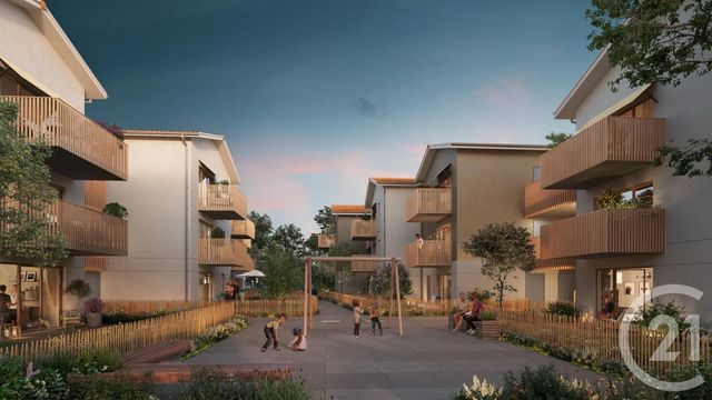 Appartement T3 à vendre - 3 pièces - 62.1 m2 - BELIN BELIET - 33 - AQUITAINE - Century 21 Duprat & Associés