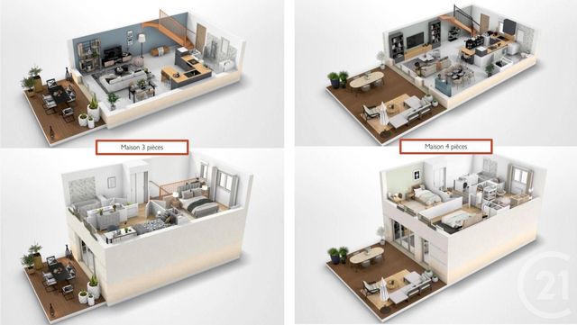 maison à vendre - 3 pièces - 78.0 m2 - AUDENGE - 33 - AQUITAINE - Century 21 Duprat & Associés