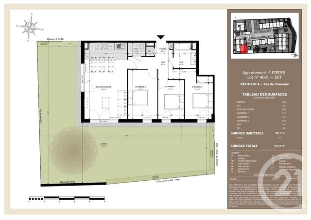 Appartement T4 à vendre - 4 pièces - 80.7 m2 - AUDENGE - 33 - AQUITAINE - Century 21 Duprat & Associés