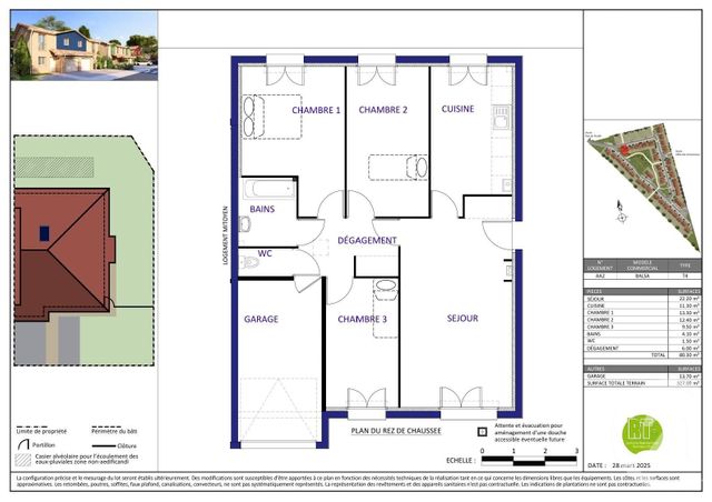 maison à vendre - 4 pièces - 80.3 m2 - BIGANOS - 33 - AQUITAINE - Century 21 Duprat & Associés
