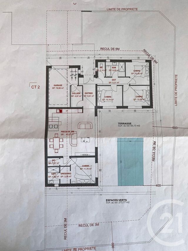 Afficher la photo en grand maison à vendre - 6 pièces - 122.75 m2 - MIOS - 33 - AQUITAINE - Century 21 Access Immobilier